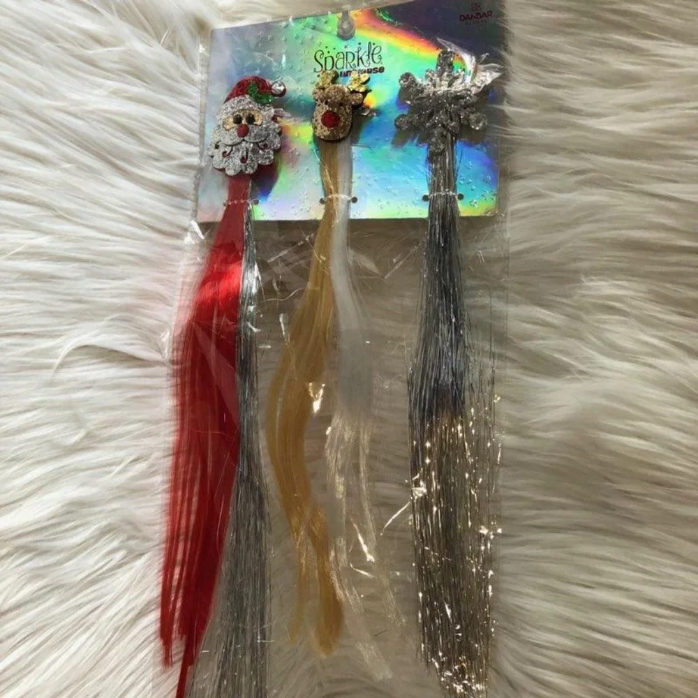 Sparkle Universe Holiday Themed Hair Extension Clips
